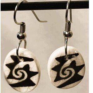 AZTEC EARTH & SKY DANGLE EARRINGS